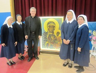Parish Visitors of Mary Immaculate and Fr. Peter West